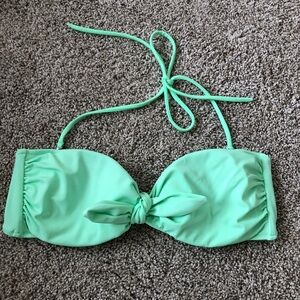 Victoria’s Secret women’s green bikini top swim top bathing suit swimsuit Large